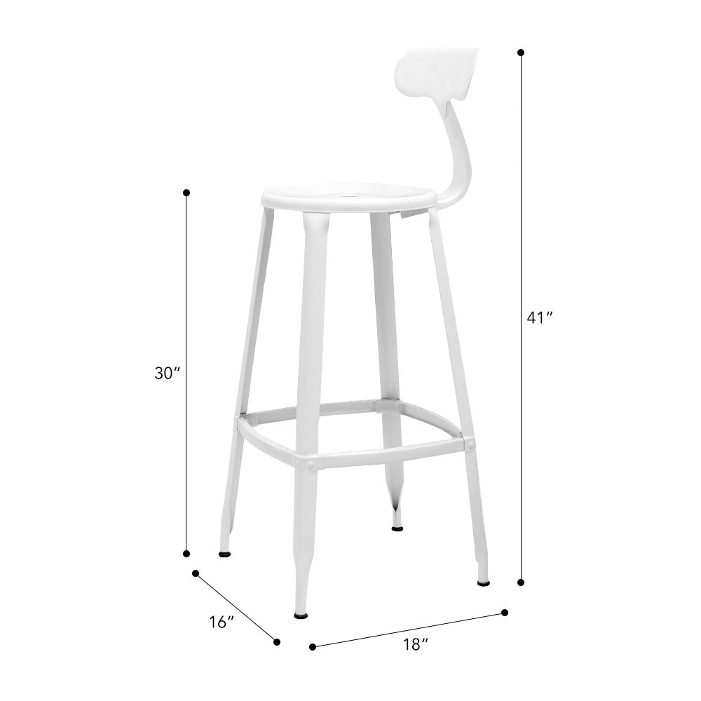 Whale Tail Stool #color_White