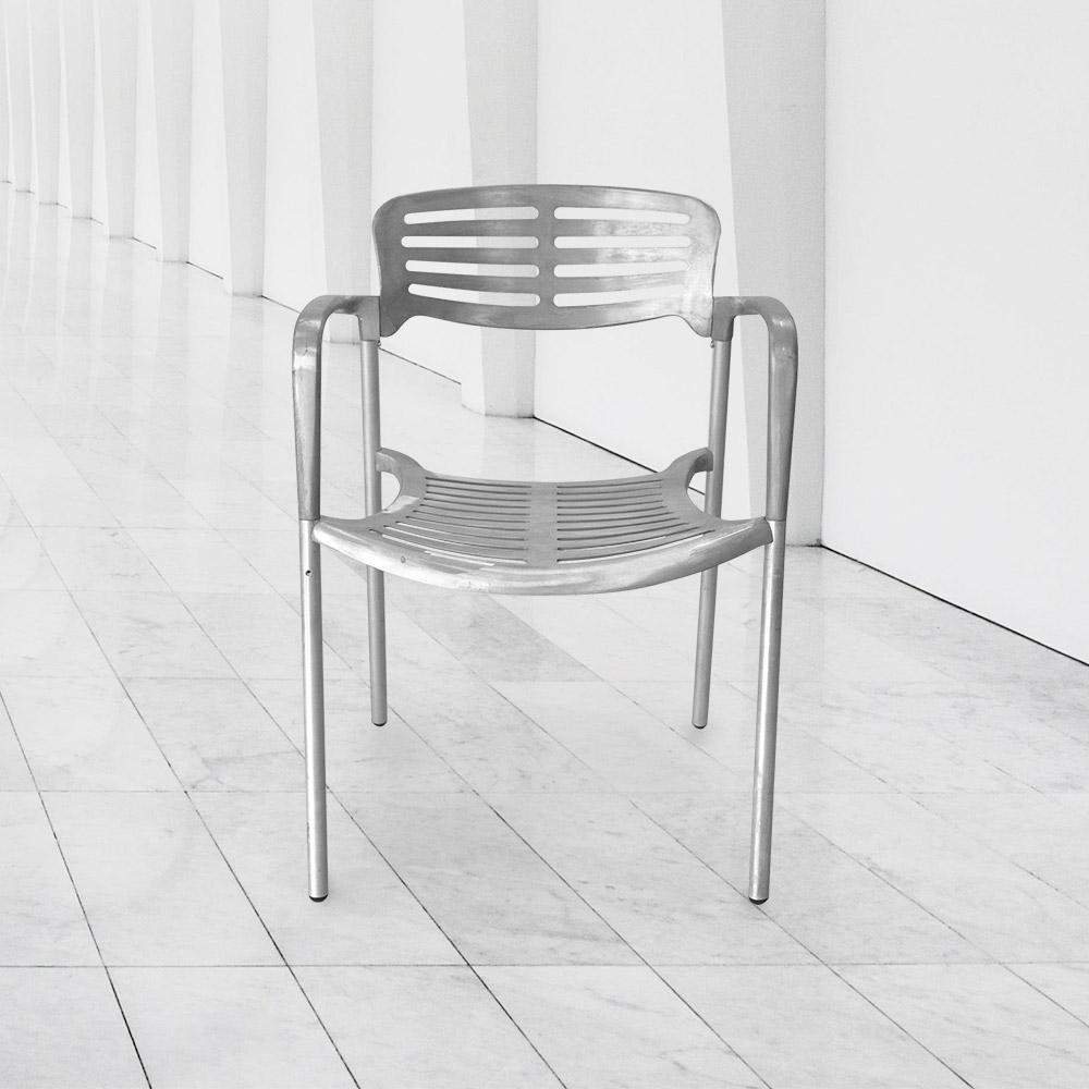 Roset Cafe Chair #color_Silver