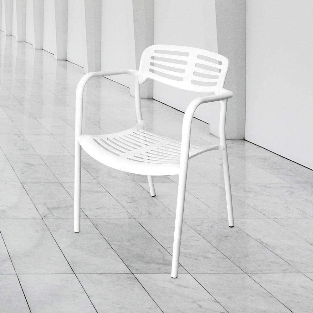 Roset Cafe Chair #color_White