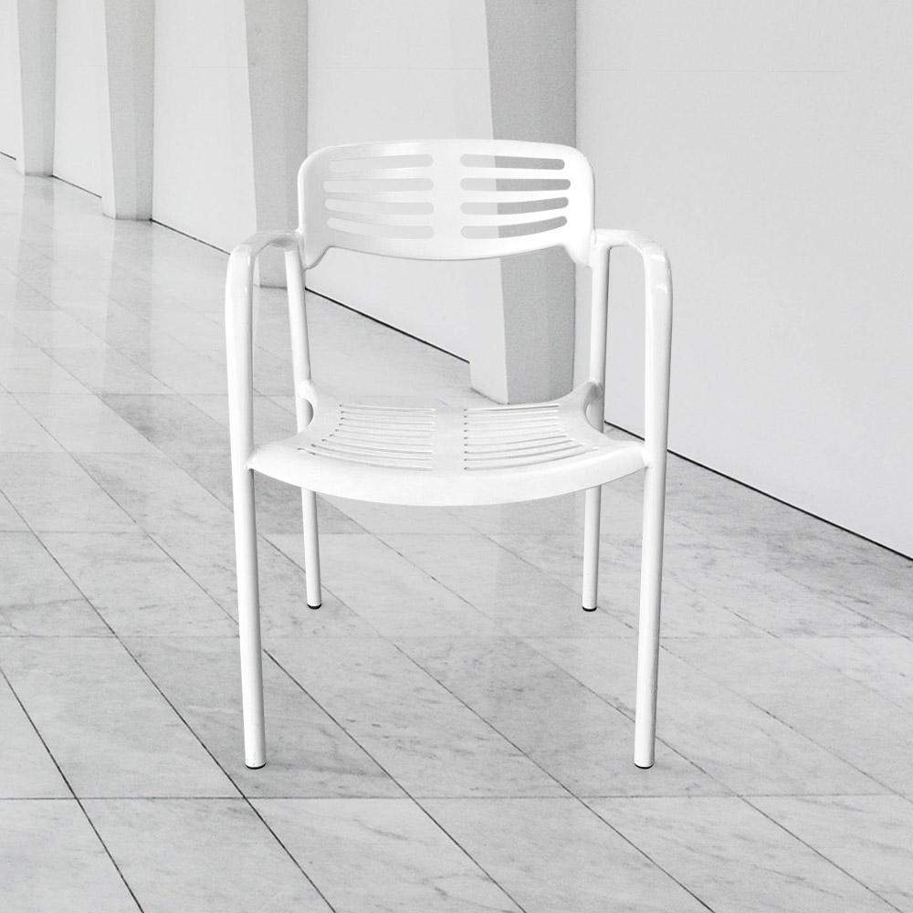 Roset Cafe Chair #color_White