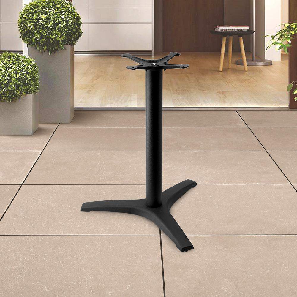 TR 3 Prongs Black Table Base #Base Size_22''