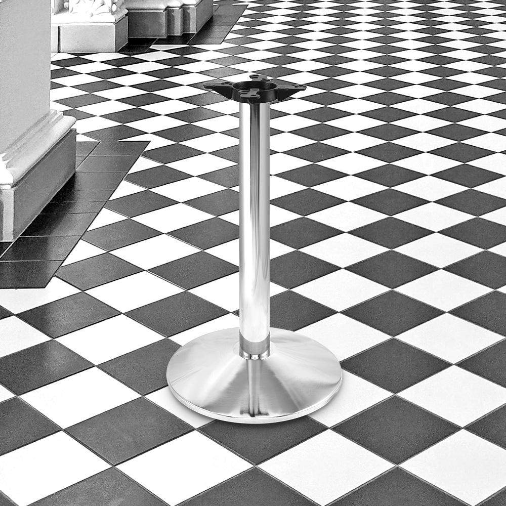 300 Chrome Table Base #Base Size_17'' L