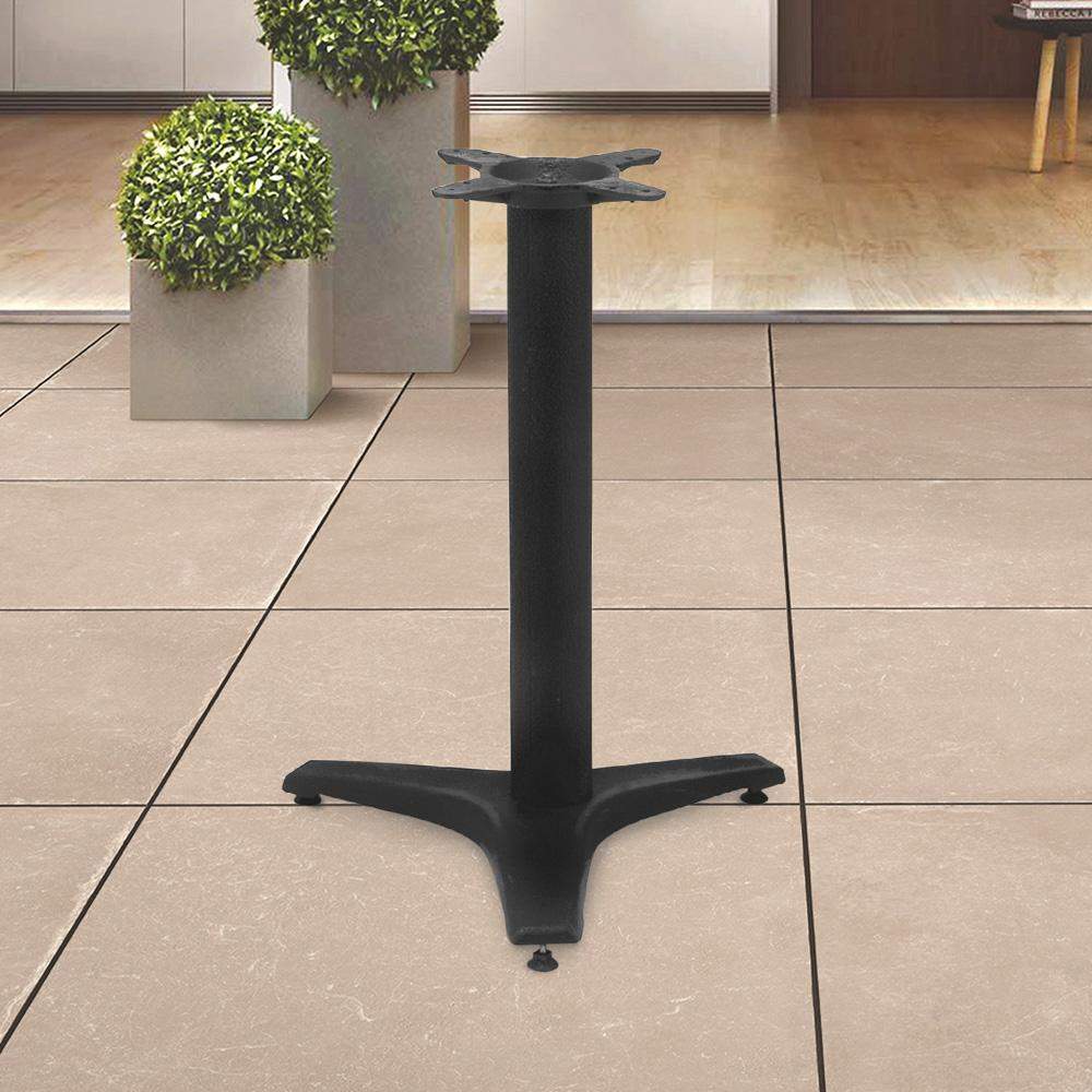 TR 3 Prongs Black Table Base #Base Size_24''